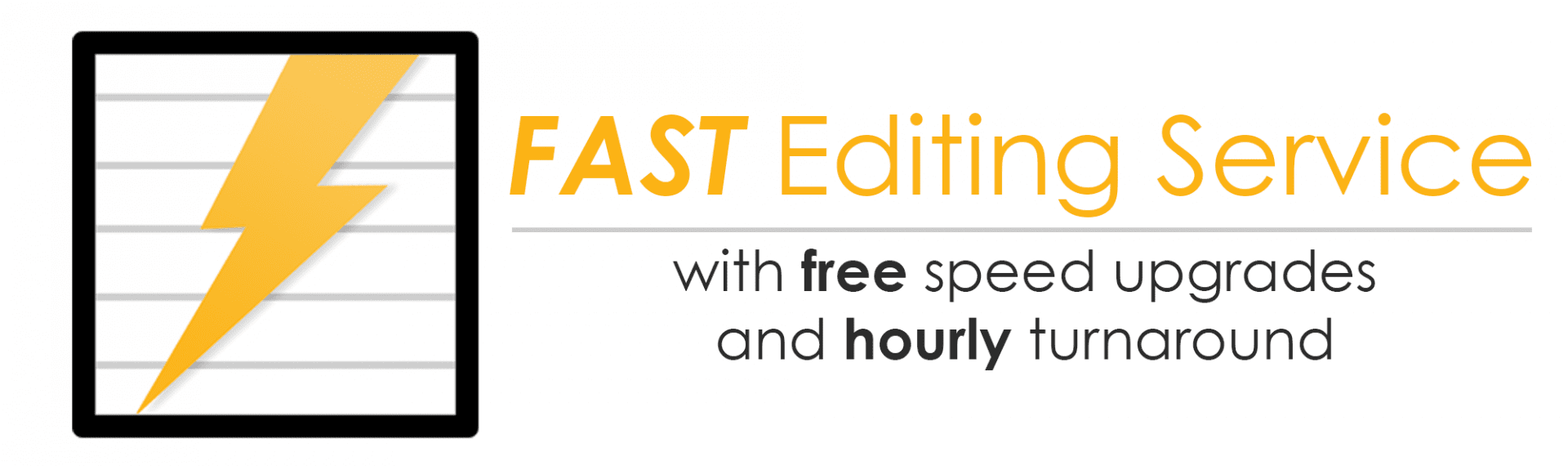 Fast Editing Service — 1-hour proofreading and editing. 24/7